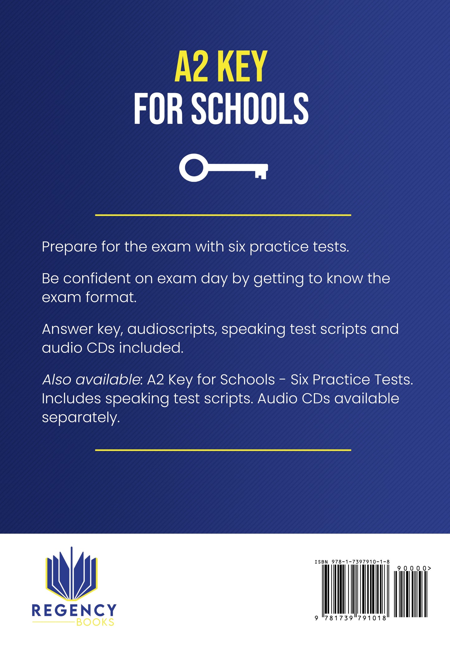 A2 Key for Schools with answers and audio CDs - Six Practice Tests